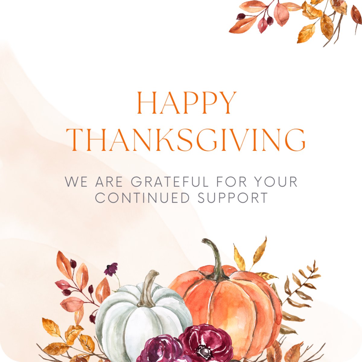 WSCAR_NW's tweet photo. We’re grateful for your continued support and wish you a day filled with abundance and good cheer!

To allow our staff to enjoy the day with family both near and far, our office will close at 1 p.m. on Wednesday, November 23rd. We will reopen at 8 a.m. on Monday, November 28th. https://t.co/LpTbvEC9nw