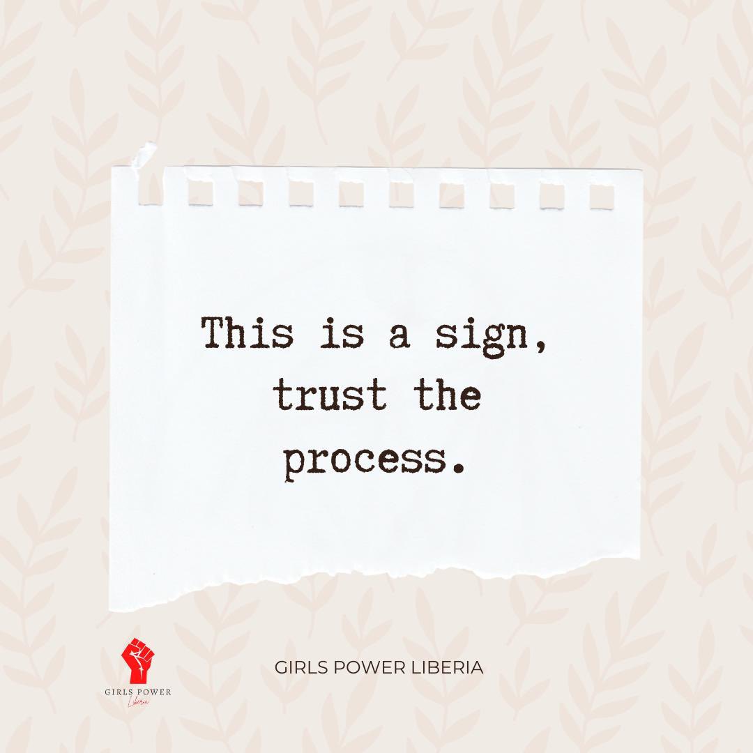girlspowerlib's tweet photo. It doesn’t matter where you’re from but Trusting the process and fitting in will definitely lead your way. Women also trust the process. https://t.co/oTT4tx0IAE