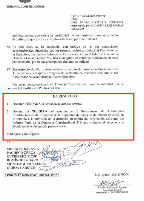 cesarcombina's tweet photo. #URGENTE TC anula el proceso por traición a la patria contra @PedroCastilloTe. Es necesario que el @congresoperu apueste por la #SuspensionTemporal contra la cabeza de la organizacióm criminal https://t.co/O1p4HR30Oo