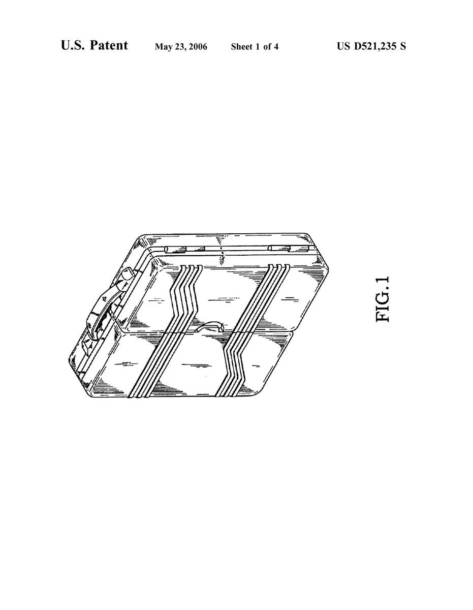 uspatentbot's tweet photo. USD521235S1 - Tool case 
        
https://t.co/ntkAY2GVFw https://t.co/5mGW12ODoB