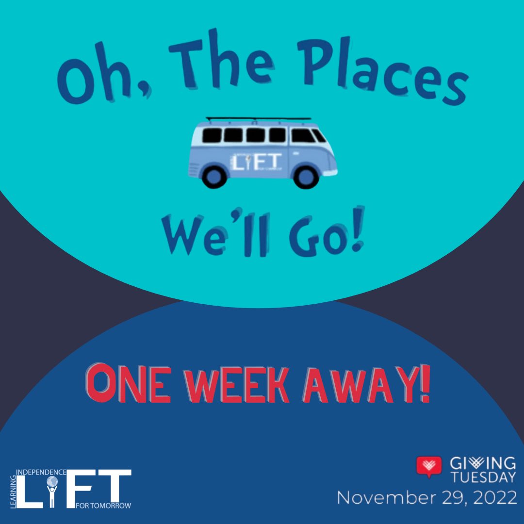 Giving Tuesday is 1 WEEK AWAY! Will you support our neurodiverse students on this global day of giving? 

justgiving.com/campaign/liftg…