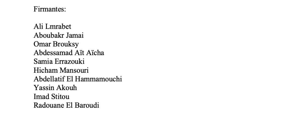 De tous les soutiens reçus après le procès intenté contre moi par le Royaume du #Maroc, celui-ci, signé par 10 journalistes marocains, est pour moi le plus précieux. Je les remercie tous avec émotion, en particulier ceux qui vivent au Maroc. Je sais les risques que vous courrez!