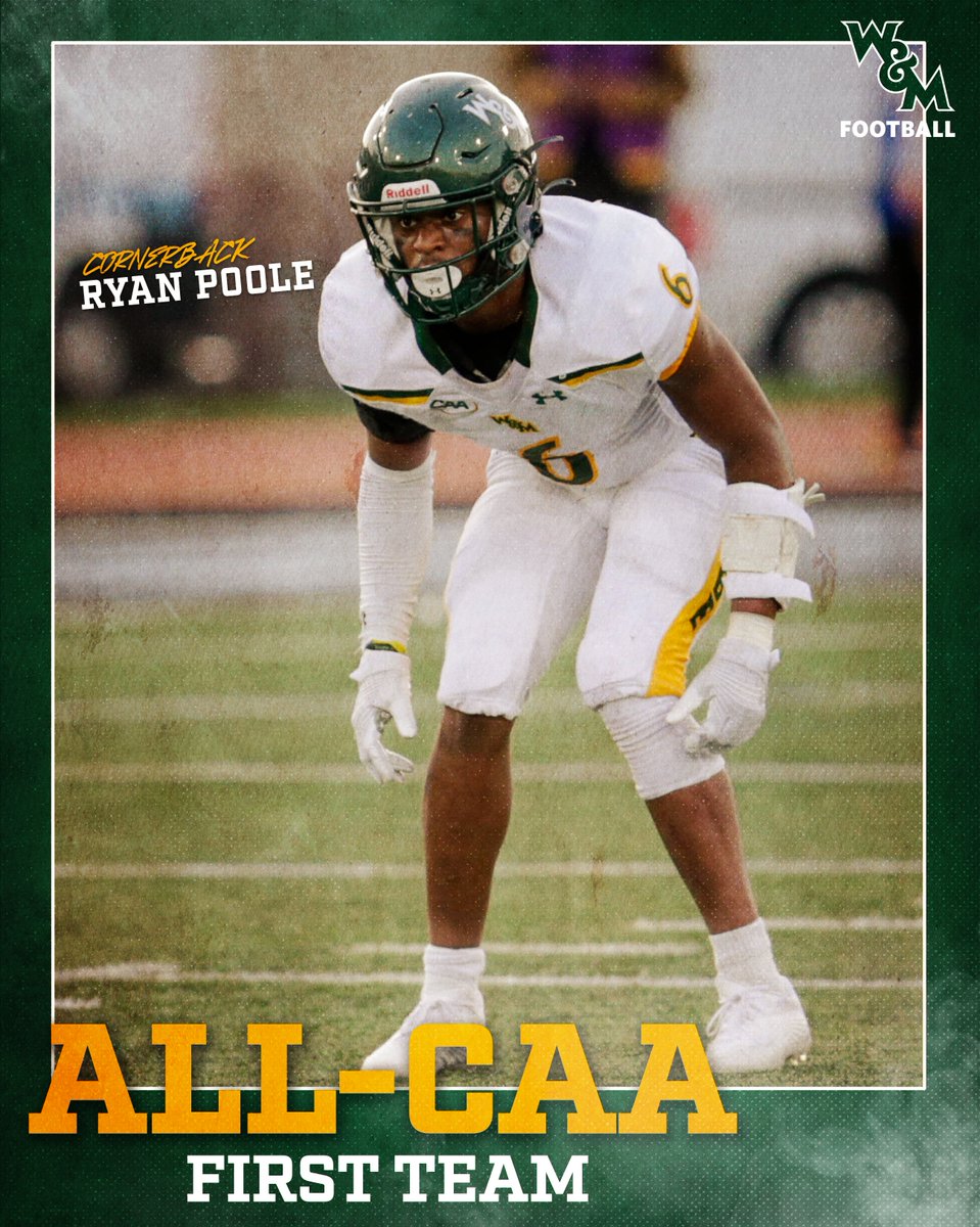 WMTribeFootball's tweet photo. 𝘼𝙡𝙡-𝘾𝘼𝘼 𝙁𝙞𝙧𝙨𝙩 𝙏𝙚𝙖𝙢 ➡️ Ryan Poole

#GoTribe | #CAAFB https://t.co/mNtF95PVTD