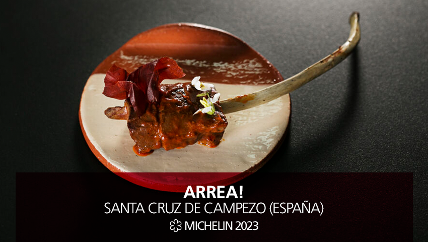 GuiaMichelin_ES's tweet image. Nuevo 1 #EstrellasMICHELIN #GuiaMICHELIN2023: @ARREA_Kanpezu, Santa Cruz de Campezo.
Ir a este restaurante supone hacer, de la mano del chef #EdortaLamo, un maravilloso viaje por la cultura y la gastronomía de la montaña alavesa. ¡Descúbrelo!
#MICHELINSTAR23 #GUIAMICHELINESPT