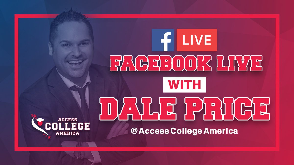 Are you following #AccessCollegeAmerica on #Facebook? Don't miss out on our next #FBlive! They happen monthly, go here: 
facebook.com/AccessCollegeA…

#College #CollegePrep #CollegeAdmissionsPlanning #CollegeConsultant #PrepareApplyAchieve #HookEm #CollegeAdmissions #DalePrice #Follow