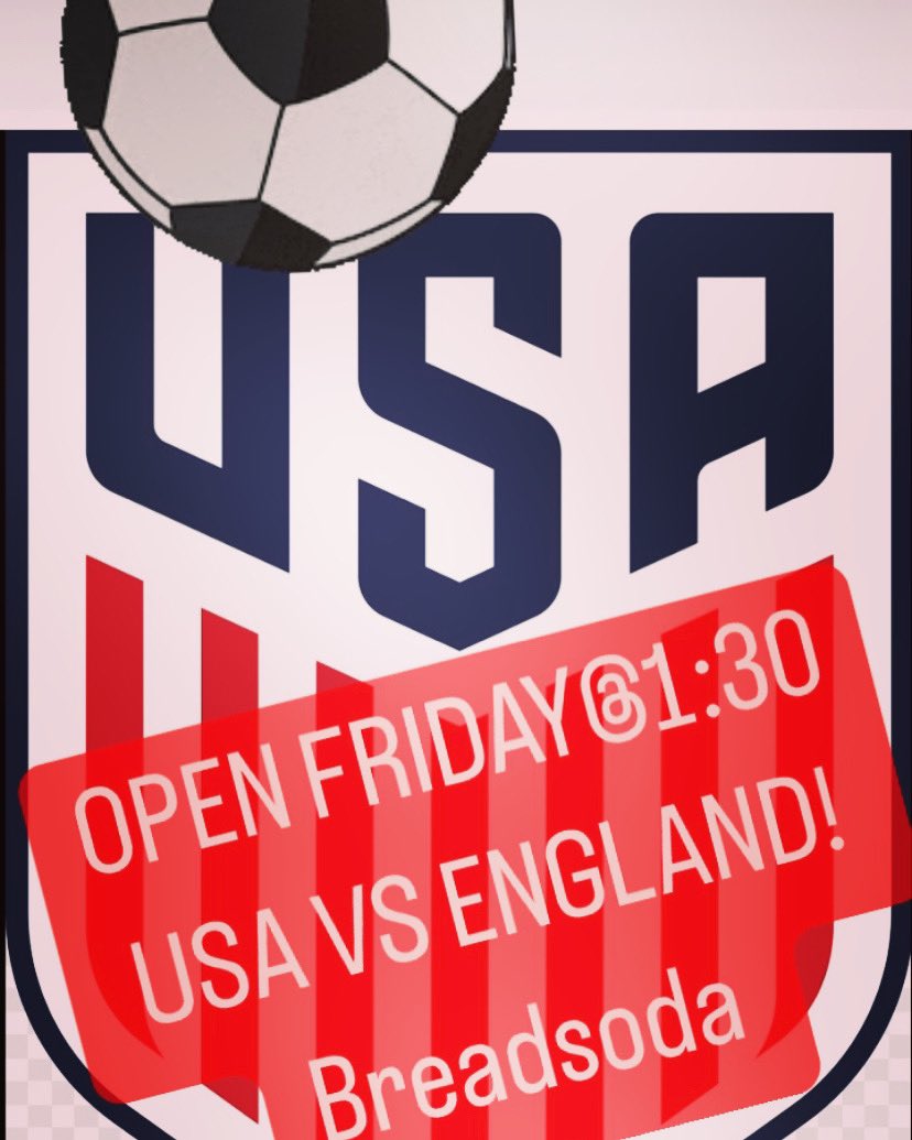 ⚽️OPEN FRIDAY @1:30 USA VS ENGLAND #worldcup #breadsoda #soccer #usavsengland #gloverpark #worldcupdc #billiards #darts #pool #boardgames #shuffleboard #worldcup2022