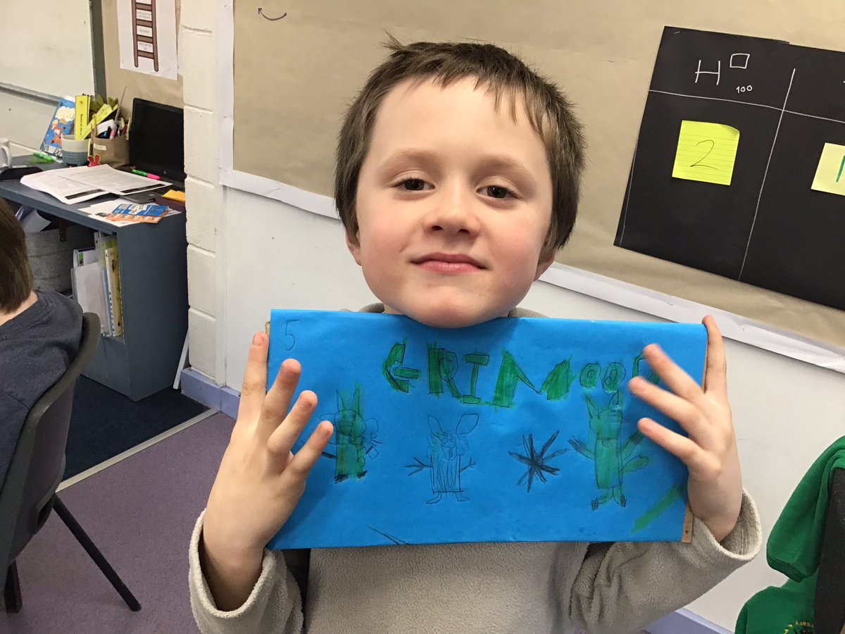 Not that my class are keen for the next Grimwood book, but… here’s a cover for book 5, ok <a href="/NadiaShireen/">Nadia Shireen</a>…