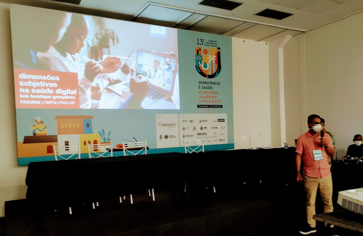 luis_hng's tweet photo. Ontem apresentei no 13º congresso da @ABRASCO a pesquisa sobre #subjetividade e #saúdedigital que fizemos no Projeto Implicações das Tecnologias Digitais nos Sistemas de Saúde da @fiocruz. https://t.co/HLQJvuegov