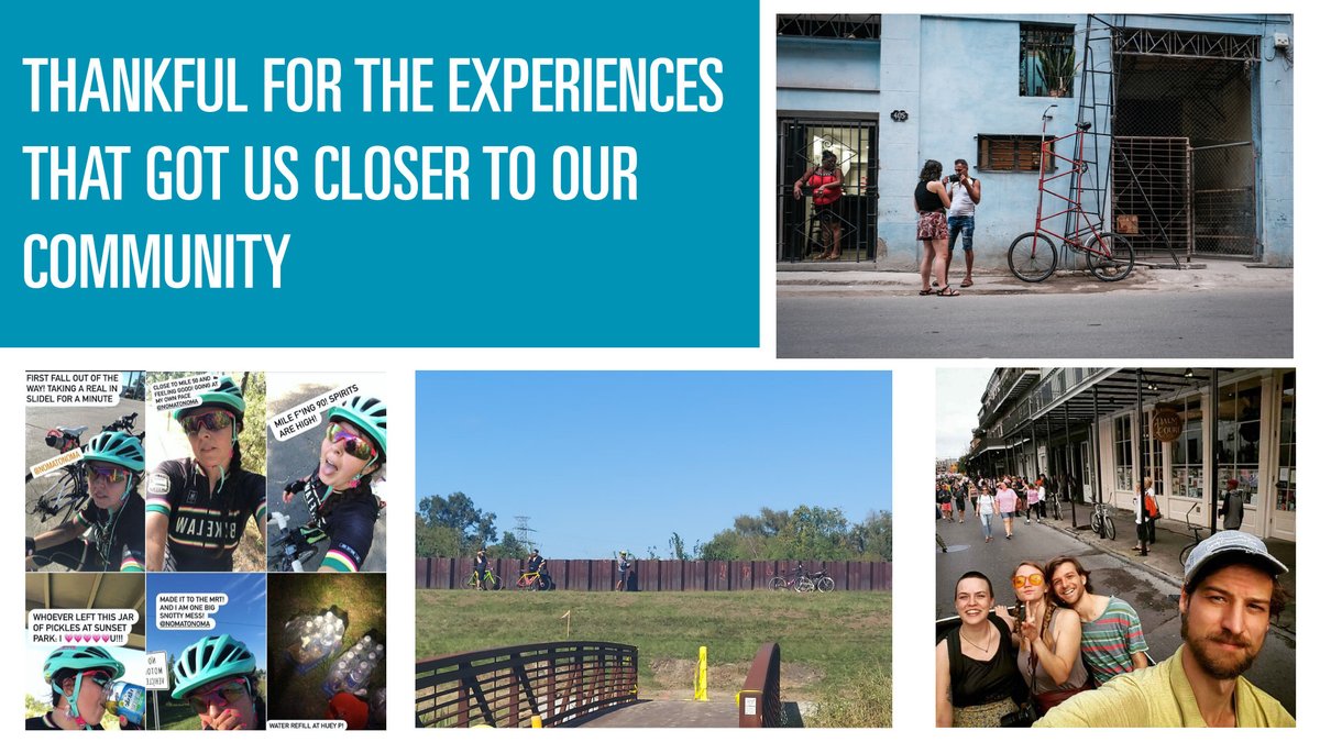 Happy Thanksgiving!
Thank you to the Bike Community for the great experiences it gave us this year.  We believe that the adventures we had as individuals, have helped us understand the needs of our community, and it reminds us the importance of our work. 
bikeeasy.org/community/than…