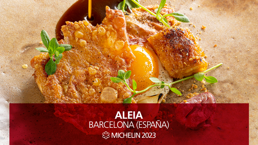Nuevo 1 #EstrellasMICHELIN #GuiaMICHELIN2023: #AleiaRestaurant, Barcelona.
En la emblemática Casa Fuster, el chef jerezano <a href="/RafaDeBedoya/">Rafa De Bedoya</a> nos propone, tutelado por Paulo Airaudo, una cocina creativa en base a los productos locales de temporada.
#MICHELINSTAR23 #GUIAMICHELINESPT