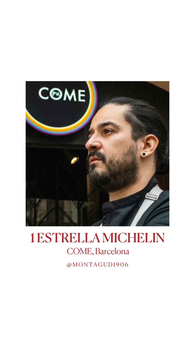 ⭐️ Come <a href="/PacoMendezV/">Paco Méndez</a> 
#galamichelin2023 #michelin2023 <a href="/GuiaMichelin_ES/">La Guía MICHELIN</a>