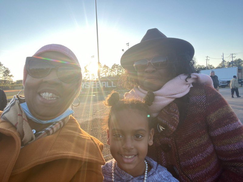 Girlz with Pearlz at the Homeless Hunger Walk. Congratulations Sandy Grove Middle