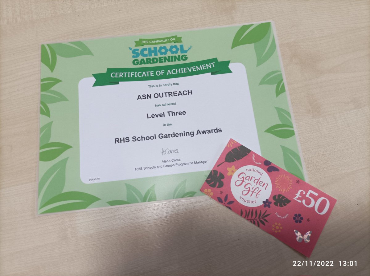 Lynn Day (@lynndayasn) on Twitter photo WELL DONE GUYS!! My Interrupted Learners group have achieved Level 3 of the RHS School Gardening Award. Lovely certificate and £50 to spend on garden goodies😁. On our way to Level 4! <a href="/MenziesMo/">MenziesMo</a> <a href="/JennyMc_ASN/">Jenny McNeill</a> <a href="/dwellsASN/">David Wells</a> @RHSSchools <a href="/FarmerGracy/">Farmer Gracy</a> WELL DONE GUYS!! My Interrupted Learners group have achieved Level 3 of the RHS School Gardening Award. Lovely certificate and £50 to spend on garden goodies😁. On our way to Level 4! <a href="/MenziesMo/">MenziesMo</a> <a href="/JennyMc_ASN/">Jenny McNeill</a> <a href="/dwellsASN/">David Wells</a> @RHSSchools <a href="/FarmerGracy/">Farmer Gracy</a>