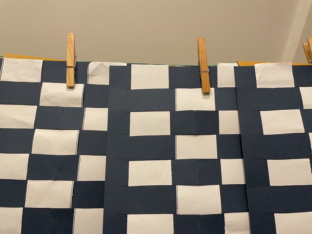 RPPS_LowerS's tweet photo. Year One have been discovering the history of clothes! Here are a few pictures of our wonderful weaving proudly on display in our classroom 🧵 🪡 #overandunder #underandover https://t.co/Y0rACKAql2