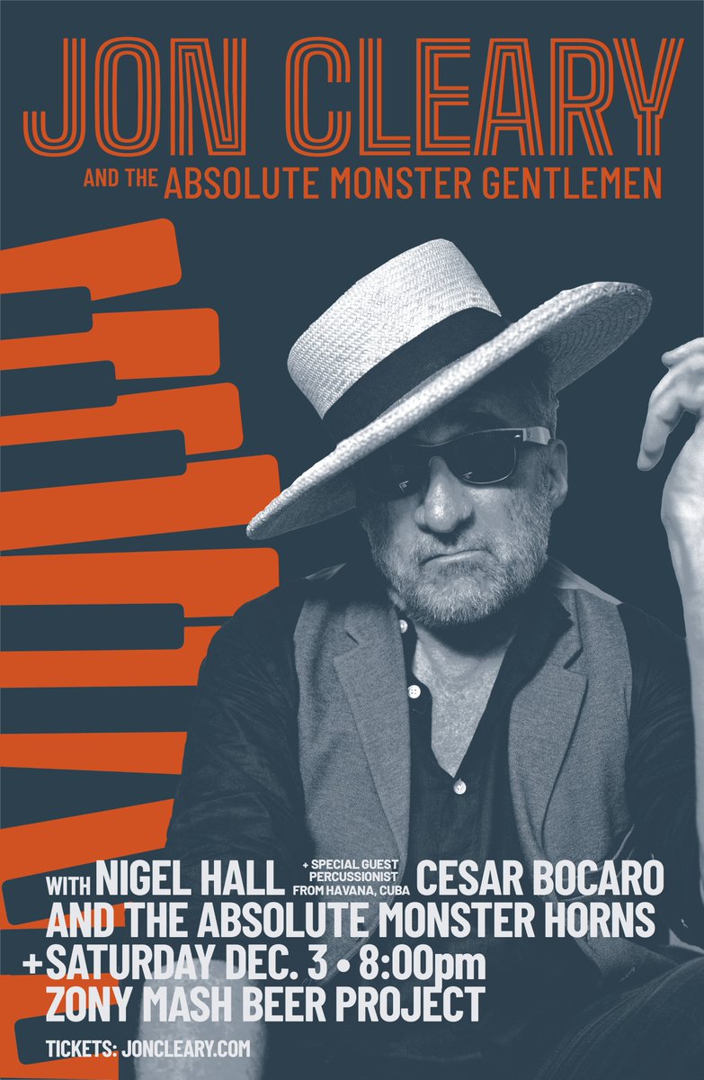 Two special shows coming up next weekend! Catch Jon solo at Saturn Bar on Friday and at <a href="/Zonybeer/">Zony Mash Beer Project</a> with the band (and some special guests) on Saturday. Tickets at joncleary.com