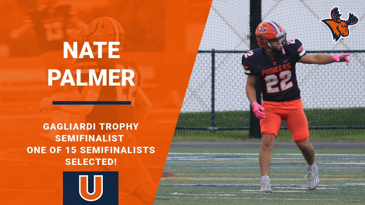 Utica_Pioneers's tweet photo. Nate’s historic season continues with another milestone: 

He is now the first player in program history to be named a Gagliardi Trophy Semifinalist!!! https://t.co/nAa5fndpoY