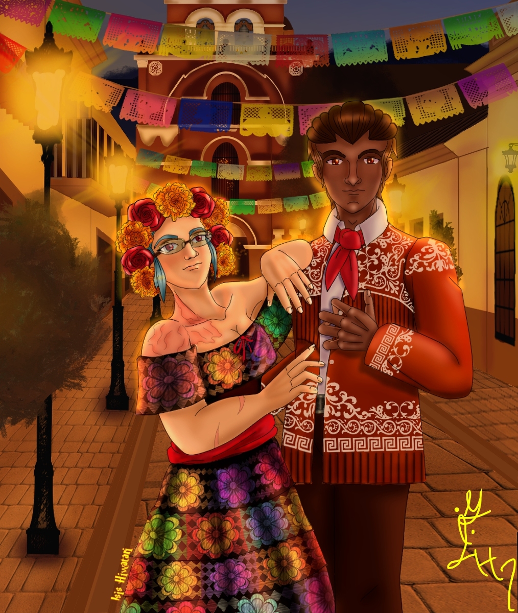 IsisHiwatari's tweet photo. Day of Death in San Cristobal #hogwartsmystery #HPHM #ホグワーツミステリー #タルボット・ウィンガー #火渡イソルデ #IsoldeHiwatari #TalbottWinger https://t.co/lNOLUcDImO https://t.co/vpf8E2Jd23