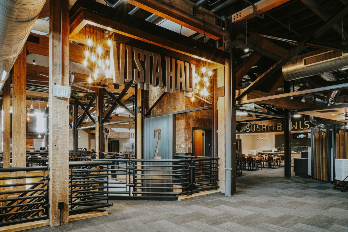 3DServicesInc's tweet photo. With ski season just around the corner, we can't help thinking of the beautiful Vista Hall food court we built for @bigskyresort 

From detailed finishes to custom metalwork and signage, the hall delivers a modern look while integrating seamlessly with the surrounding environment https://t.co/uwbdOwRB9y