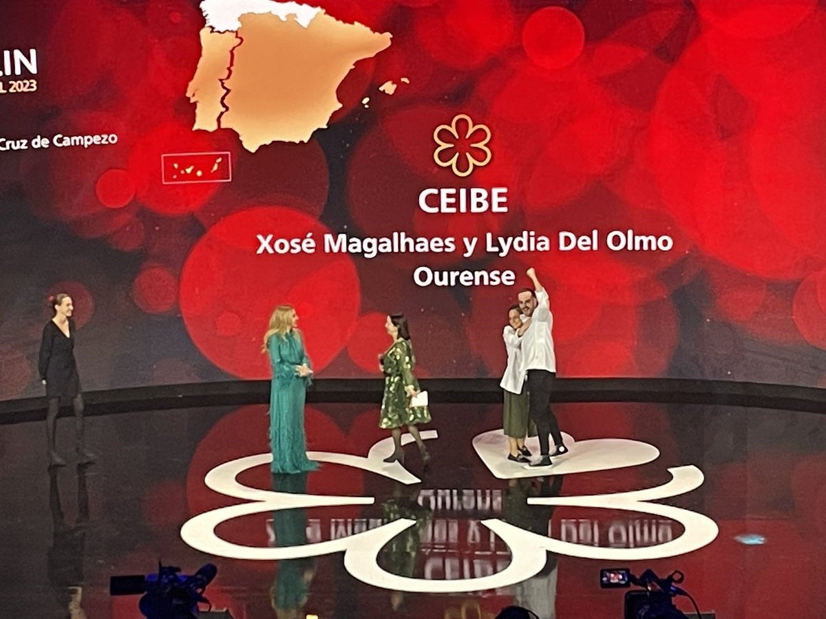 Estrellas <a href="/GuiaMichelin_ES/">La Guía MICHELIN</a>

<a href="/ARREA_Kanpezu/">ARREA!</a>, en Santa Cruz de Campezo de EdortaLamo

<a href="/Ceiberestaurant/">Ceibe_restaurante</a> en Ourense, Lydia del Olmo y Xosé Magalhaes 

#FerpelGastronomico en Ortiguera de Elio Fernandez

<a href="/MonteSanfeliz/">Monte Restaurante</a> en San Feliz, XuneAndrade.

#AsadorOPazo, en Padrón, Óscar Vidal