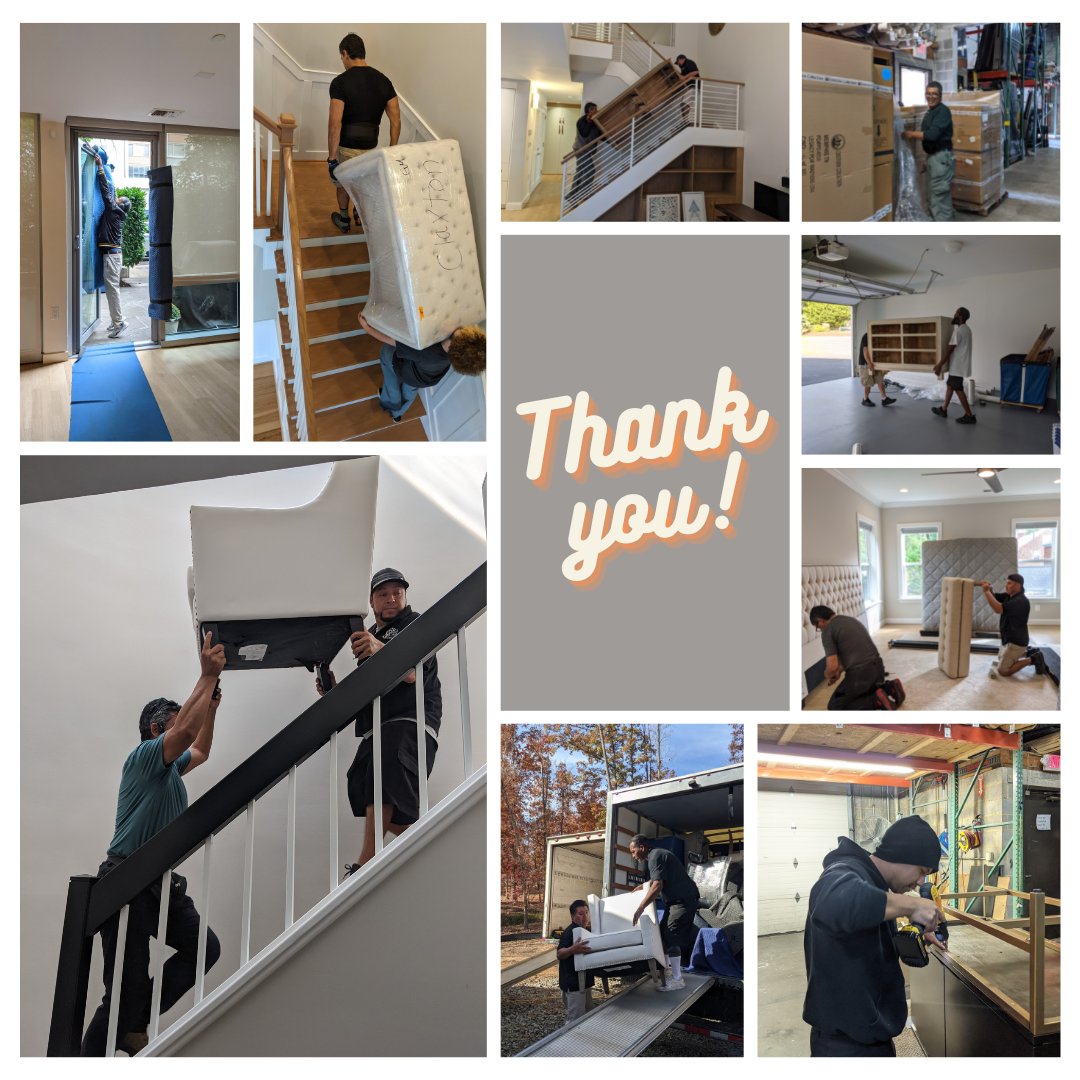 StagedInterior's tweet image. Designing is only the first part of what we do at Staged Interior, and these guys, our drivers, movers, and warehouse managers, bring our business to life. We honestly couldn't do this without them. So this time of year, we want to celebrate their hard work.

#thankful #staging
