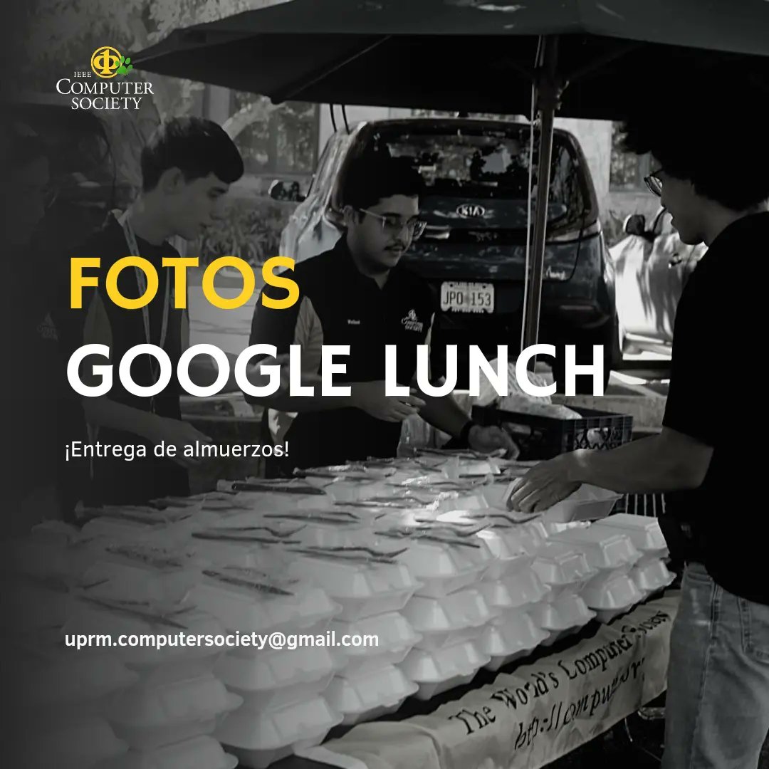 IEEE_CS_UPRM's tweet photo. Saludos Colegial!! 

Hoy 22 de Noviembre se llevó a cabo la entrega de 250 almuerzos. Le queremos dar las gracias a GOOGLE por patrocinar este evento que fue todo un éxito. 

Fotos por: Emmanuel A. Hermina Crespo (IG:emmanuel.business99) https://t.co/n1UC0AAiQl