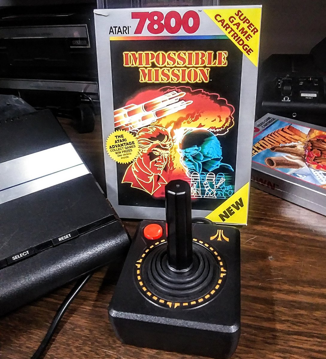 Jeu Atari 2600 / 7800 – Mission Impossible, édition 1987, Bon état, Testé