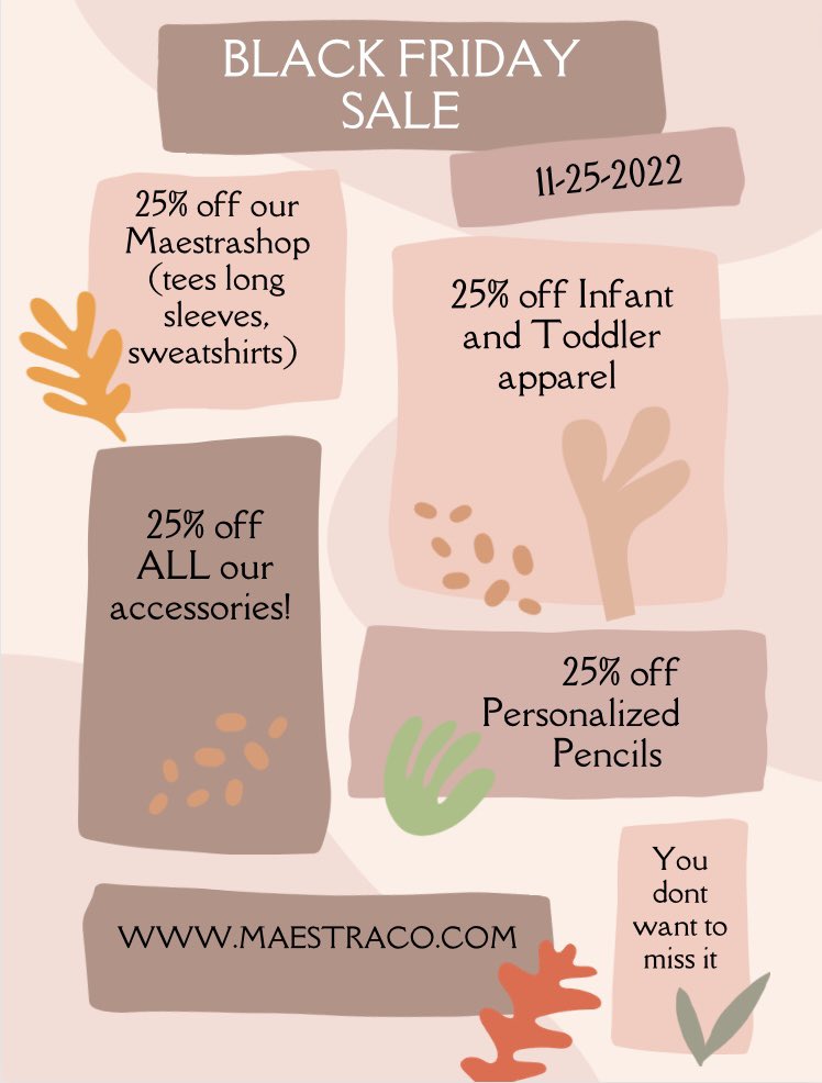 Set your alarms. ⏰
Mark your calendars. 📆

This Friday, 25% site wide!