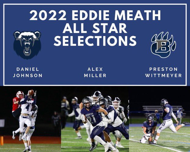 Alex Miller (@alex_miller2023) on Twitter photo Looking forward to representing the Bruins one last time tonight as I suit up for the Eddie Meath All Star Game with <a href="/Pwittmeyer10/">Preston Wittmeyer</a> and <a href="/DJ15024/">Daniel Johnson</a>. Looking forward to representing the Bruins one last time tonight as I suit up for the Eddie Meath All Star Game with <a href="/Pwittmeyer10/">Preston Wittmeyer</a> and <a href="/DJ15024/">Daniel Johnson</a>.