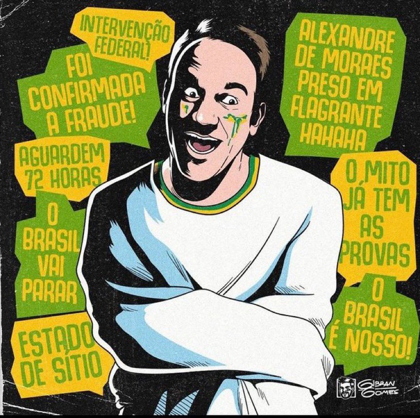 Bolsonaro 51% é a piada da vez! Esse povo alucinado não tem limites