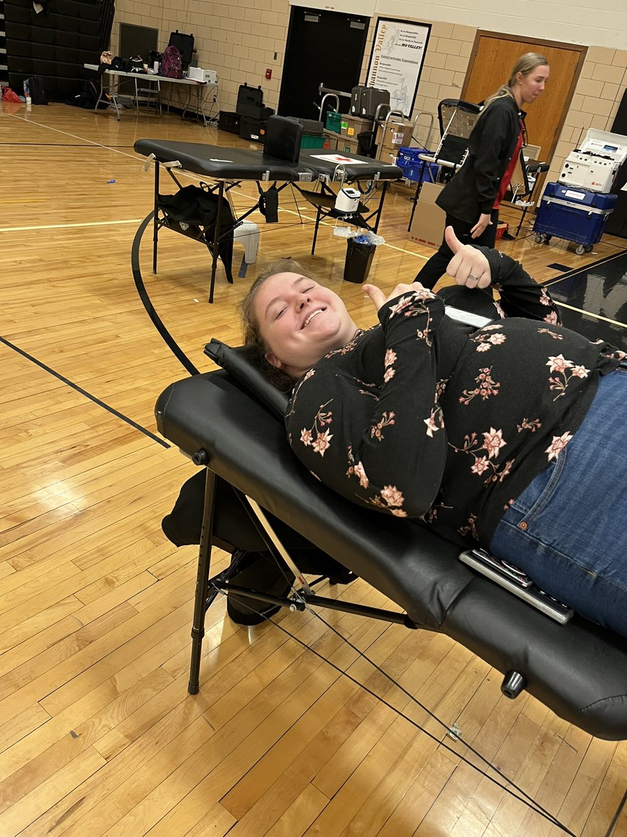 NHS sponsored Blood Drive was back at MVSD! Many thanks to all our students and staff who donated. #MVReEnergized <a href="/kitkofive/">Jayne Kitko</a> <a href="/MV_Knights/">Moshannon Valley SD</a>