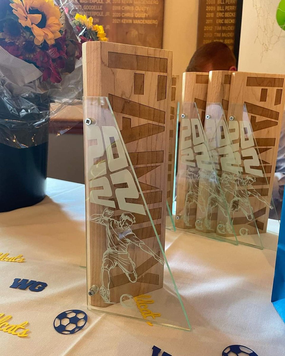 MrMakWGHS's tweet image. It&apos;s always emotional when the @WestGeneseeCSD High School #TechClub is contracted to manufacture trophies for @WGBoysSoccer but in the spirit of #Thanksgiving I am grateful to be part of both of these great growing programs that our district offers! @WGAthletics @AlleghenyEdu