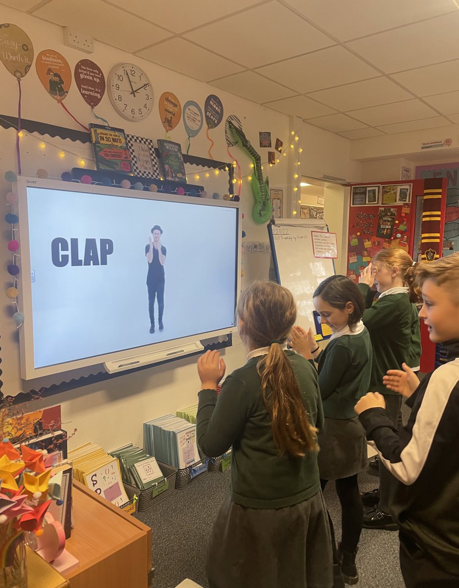 KPSFeed's tweet photo. #KPSYear4 Today, we used the cha cha slide to help us remember our left and right. This was an important skill which helped us move digits to the left for multiplying by 10 and 100!#KnavesmireCharacter #Fun #TakingLearningRisks #Enthusiastic https://t.co/UDM4dR4NEV