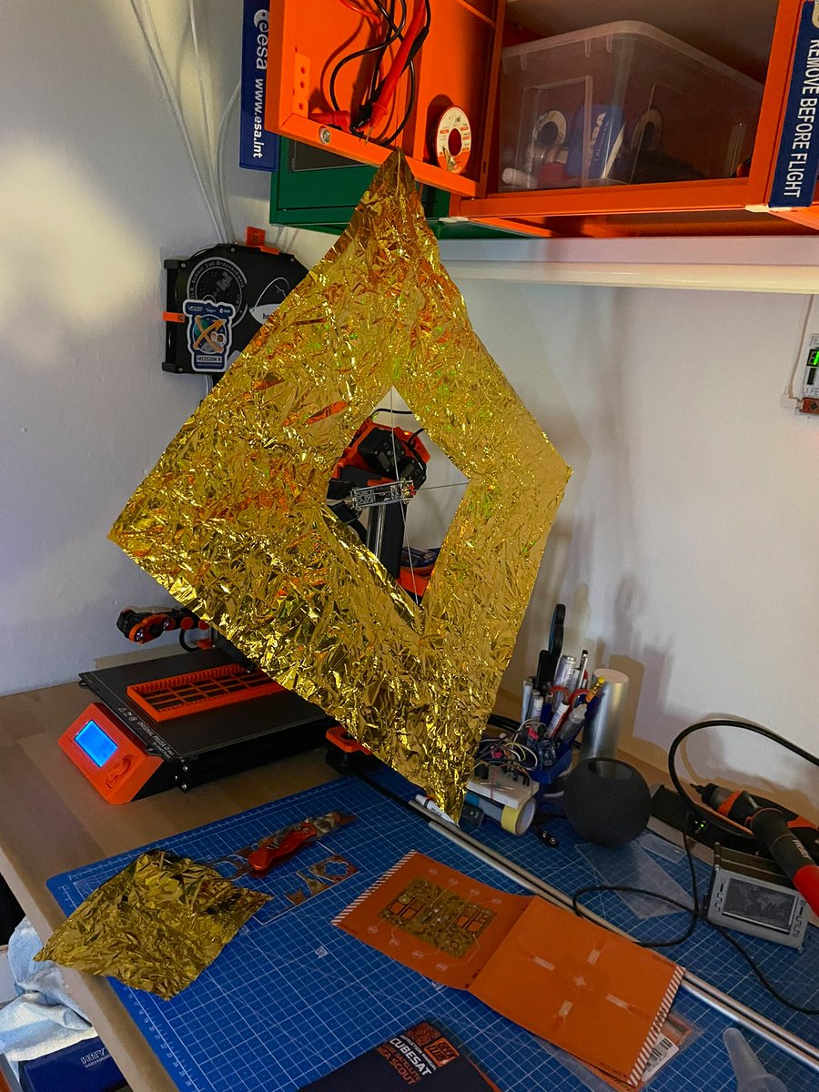 _jauch's tweet photo. Finished building up my first #Cubesat #model inspired from @NASAJPL #neascout which was launched with @NASAArtemis #Artemis1
Tomorrow at @rscalberlah
#STEAM #STEM #MINT #MINTnds #blingbling https://t.co/UWygj5DV4v