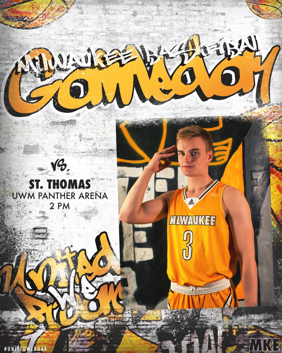 MKE_MBB's tweet photo. An afternoon matinee to start the holiday weekend?
𝗦𝗜𝗚𝗡 𝗨𝗦 𝗨𝗣!

Catch the Panthers and Tommies at 2 p.m. from @UWMPantherArena!

🆚: @TommieMBBall 
📍: Milwaukee
⏰: 2 PM
📻: https://t.co/oJdLugFOAz on @1017TheTruth 
📺: https://t.co/e8TeuXonqq
📊: https://t.co/ZkV0vcFQMn https://t.co/BASAq56YOX