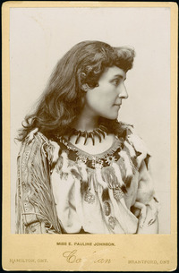 dcb_dbc's tweet image. Canada #HistoryWeek2022: today we highlight Emily Pauline Johnson (1861–1913), an author and performer who straddled two cultures: her father was Mohawk, her mother was English.  biographi.ca/en/bio/johnson… @CdnHeritage 
📷 @LibraryArchives