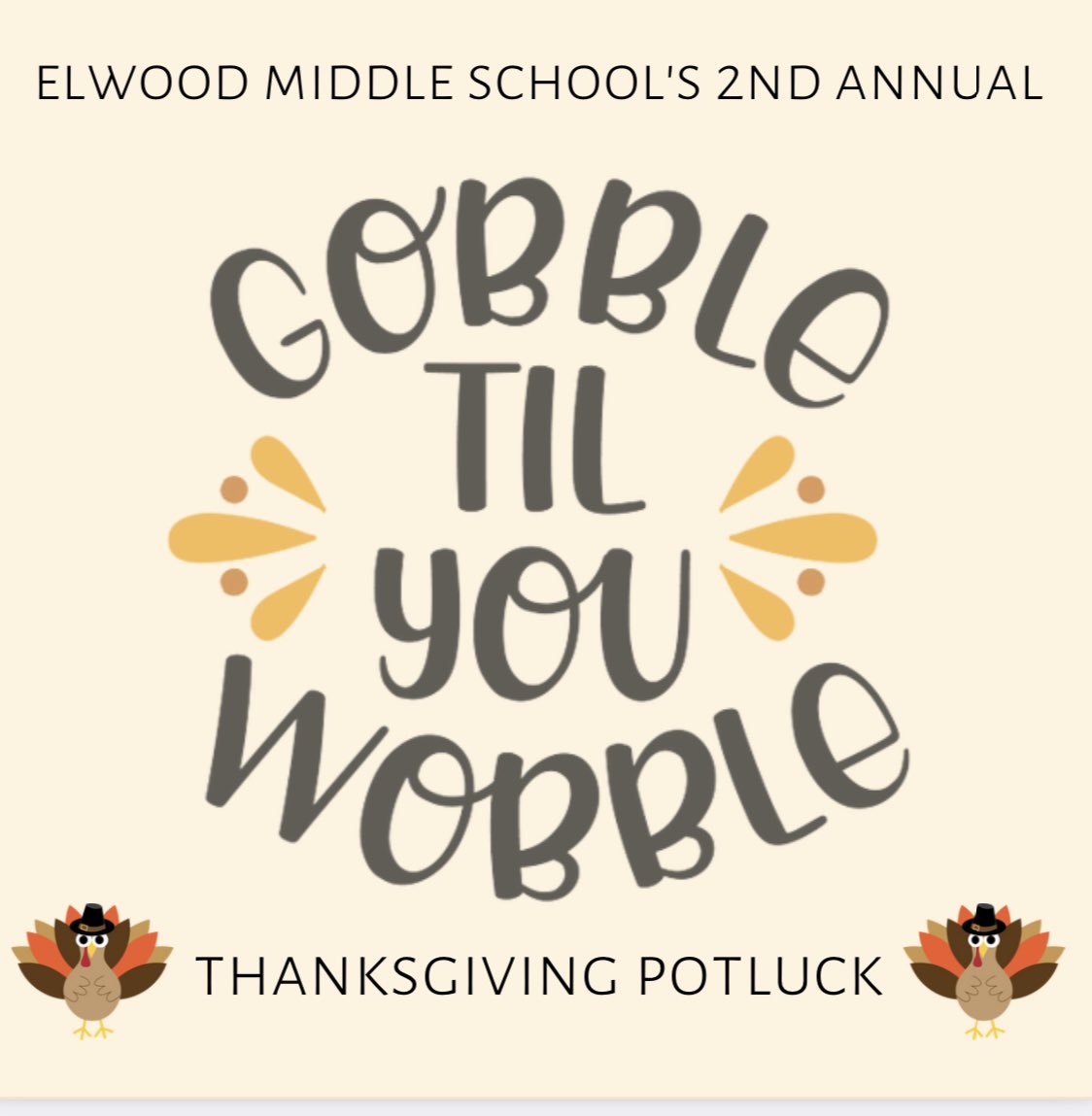 So thankful to work with incredible, talented, and supportive people. It was so much fun to organize our 2nd Annual Gobble Til You Wobble faculty potluck on my first (unofficial) day back from maternity leave. Everything was so yummy and it was such a pleasure to see everyone!!