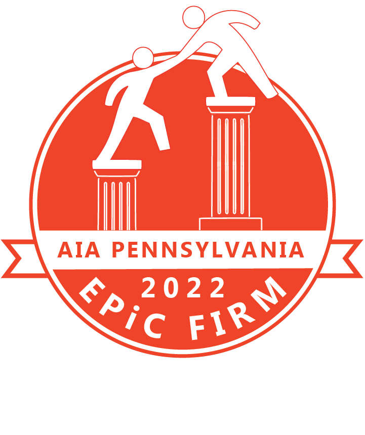 DLA_Plus's tweet photo. At last week’s @AIAPennsylvania Architectural Excellence Awards, DLA+ was recognized as a 2022 EPiC Firm for dedication to fostering emerging professionals! For more, visit: https://t.co/dSzNNVnzWu #professionaldevelopment #design https://t.co/Qz1wxmvzgI