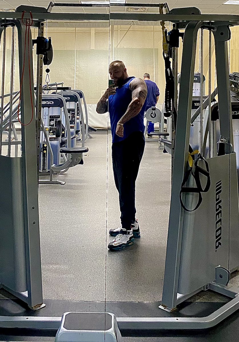 75doyle's tweet photo. Hair line might be receding but these GAINS aren’t! 👊🏼🧱☘️ #BrickByBrick #TrainViolent #ALPHA #NordicStrength #CoachPower https://t.co/LN93odtmWi