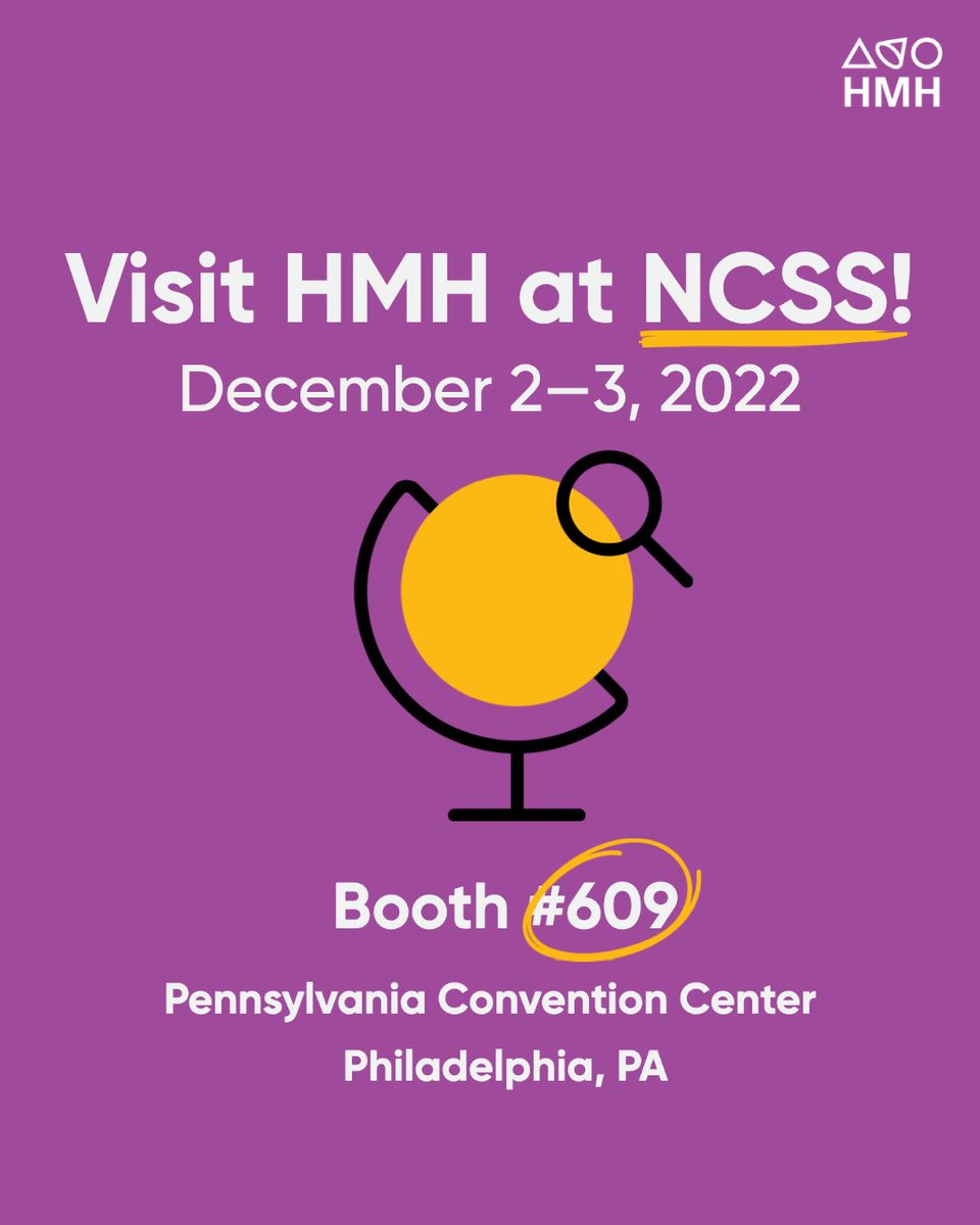 Connect with us at #NCSS2022! Visit our team for in-person guidance on inquiry-based learning, virtual field trips, and holding courageous conversations. Our full conference schedule: spr.ly/6014M4H3e 🌏