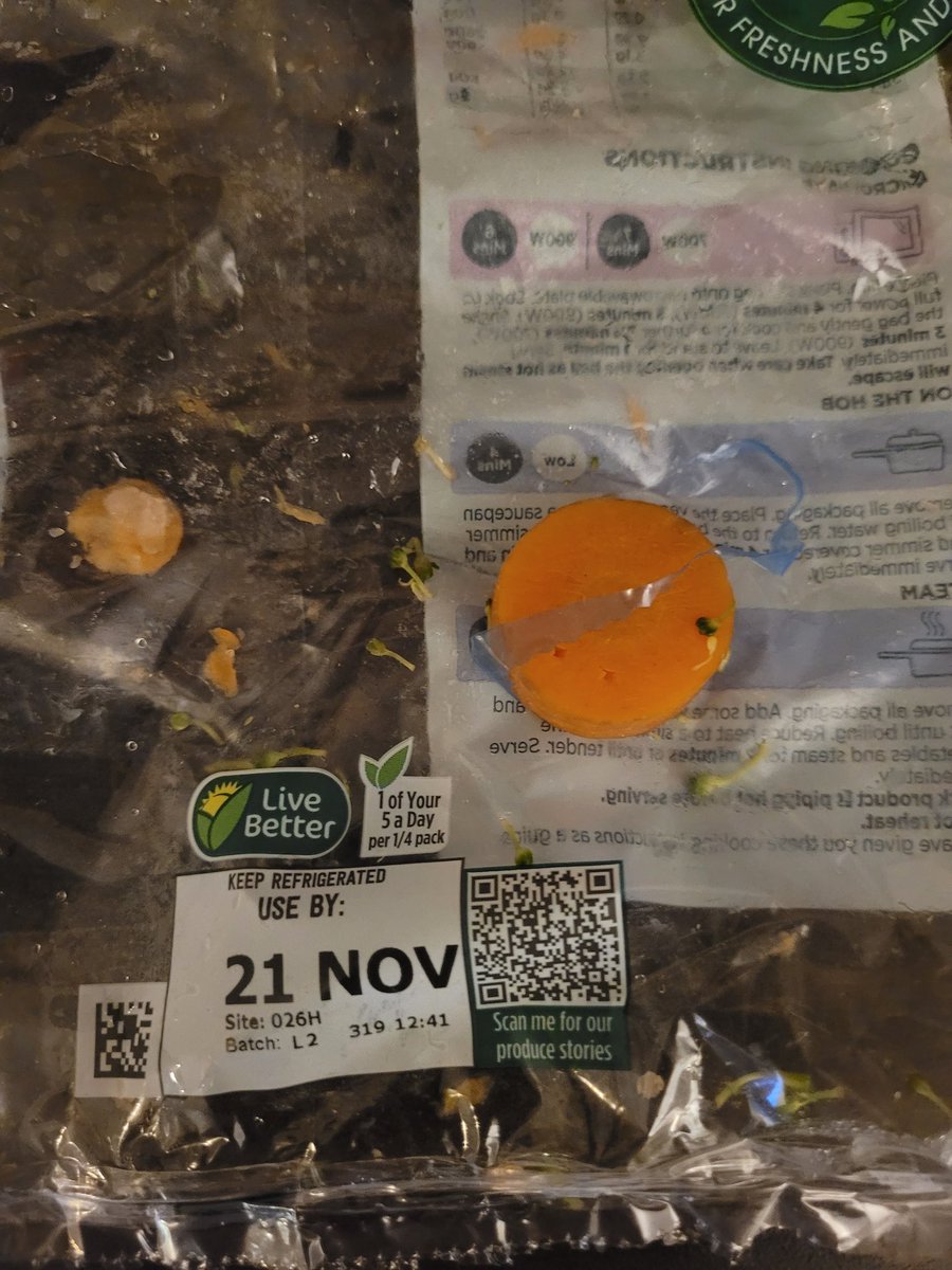 TashaConnor's tweet photo. @asda could not find complaints. We found blue plastic in our veg. Please see pictures. Concerned others may have had the same. 😬🙄 https://t.co/D1xzYF8SFO