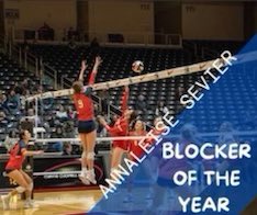 LadyChapVB's tweet photo. Congratulations to our junior middle Blocker Annaleise Sevier. She was voted district Blocker of the Year. She was incredible for us this season, and we can’t wait to see what she does next season!! We are proud of you Annaleise. https://t.co/Ni2FmnFU1v