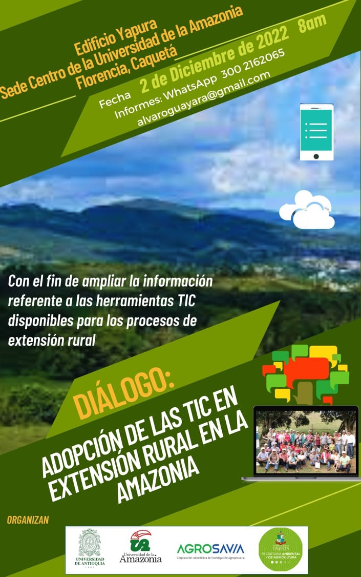 holmesrodriguez's tweet photo. Cordialmente invitados a este evento, el 2 de diciembre, organizado por @cagrariasudea, Universidad de la Amazonía, @SomosAGROSAVIA y @GobCaqueta https://t.co/ohgwdDiyq0