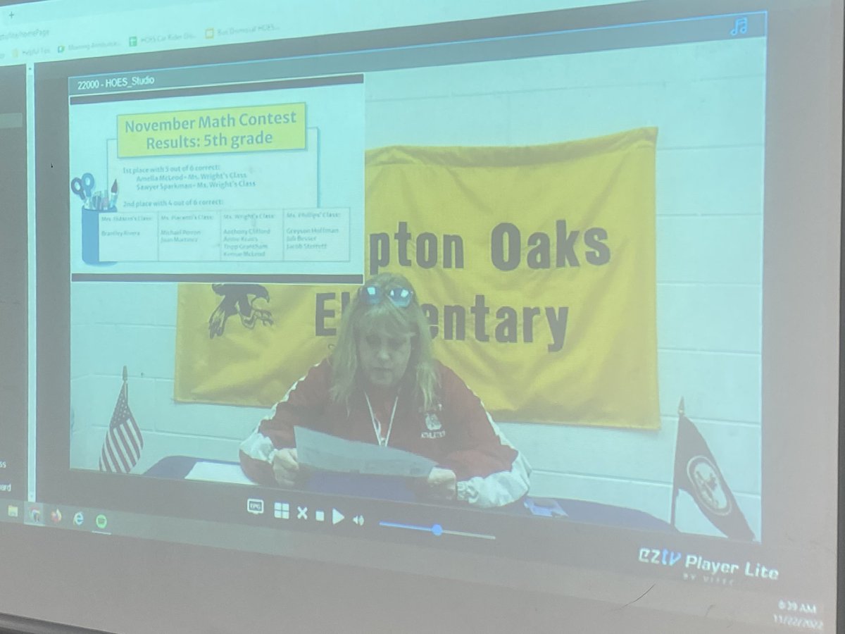 MrsSuttonFocus's tweet image. Very excited to have the Continental Math League and WordMasters Challenge going strong! Thanks to @SusanWeiderhold for encouraging our students on the Hampton Oaks morning announcements! @HamptonOaksElem