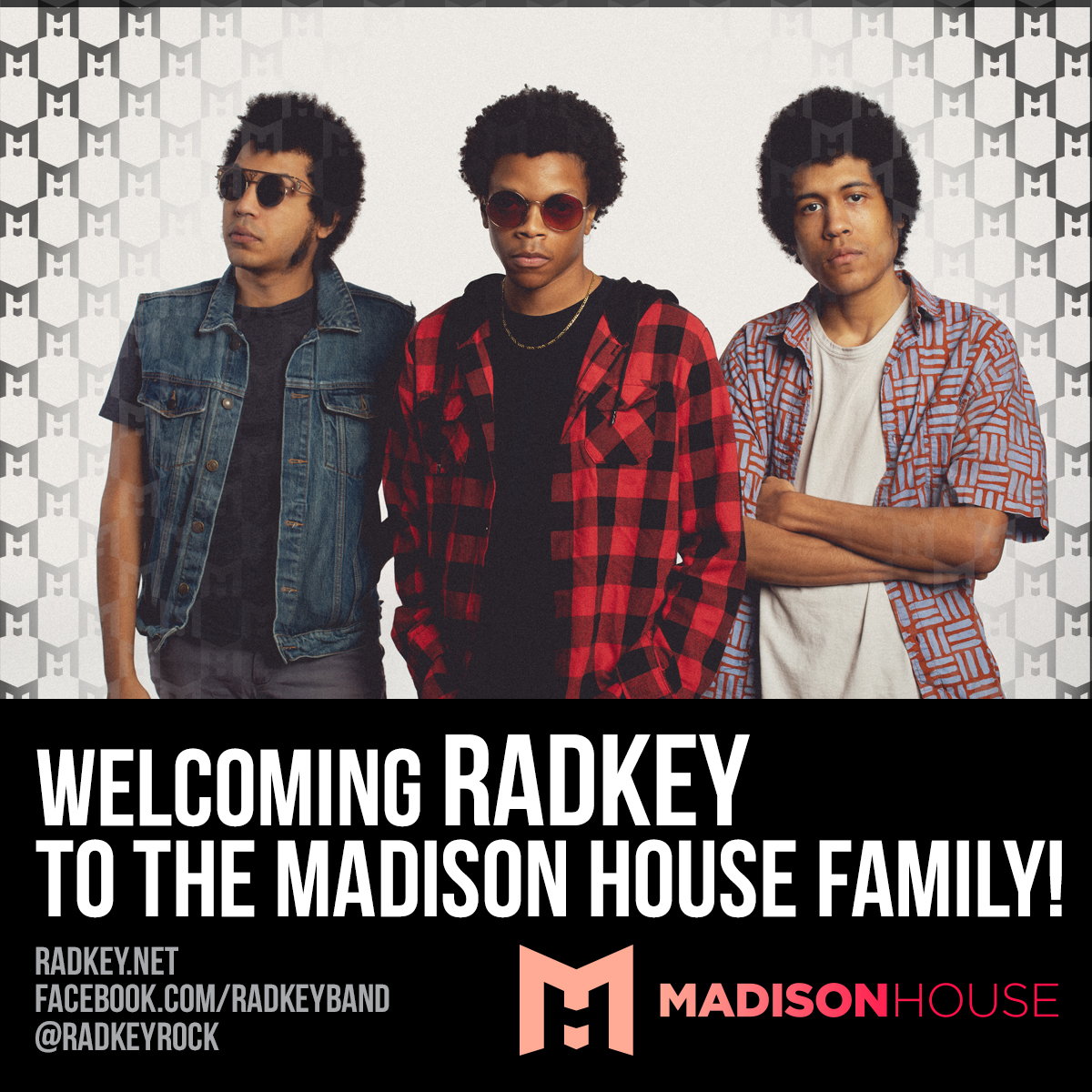 madisonhouse's tweet image. Join us in giving the rock band, @Radkey a very warm welcome to the #MadisonHouse Family! Get a feel for their sound with the band's new single, "Better Than This," available now on all streaming platforms! #deliciousrocknoise, #nostrangecats