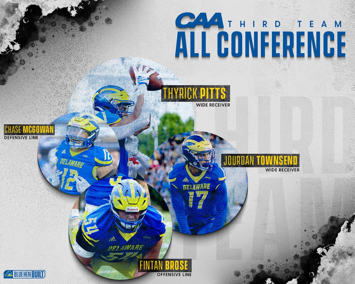 Blue Hens have 🔟 earn All-<a href="/CAAFootball/">CAA Football</a> honors👏

📰: bit.ly/3XoLuUi