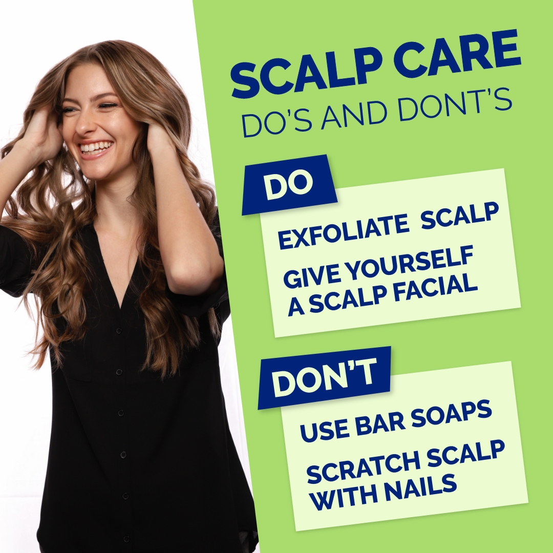 Healthy hair starts at the scalp 🙅‍♀️ Follow these guidelines for scalp care to keep your hair voluminous and beautiful. bit.ly/3EuU8bs #cosmetology #haircare