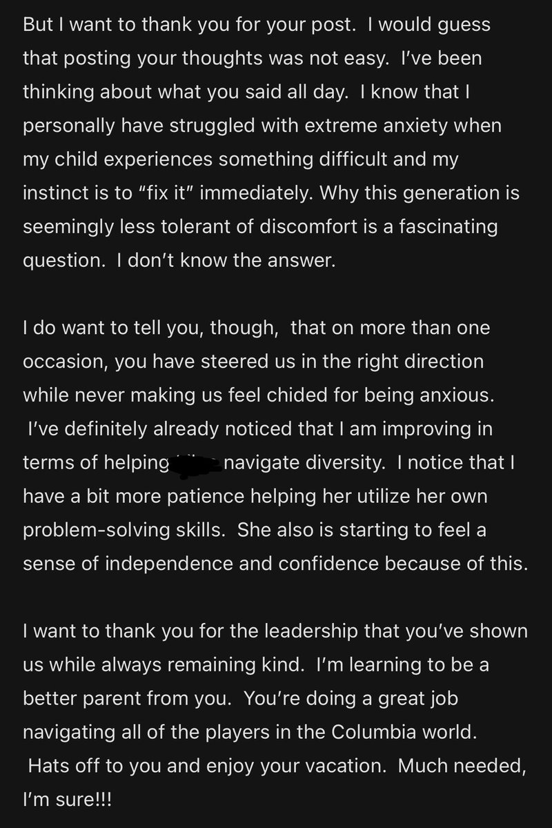 Sometimes a little validation goes a long way. Lucky to do the work I do!