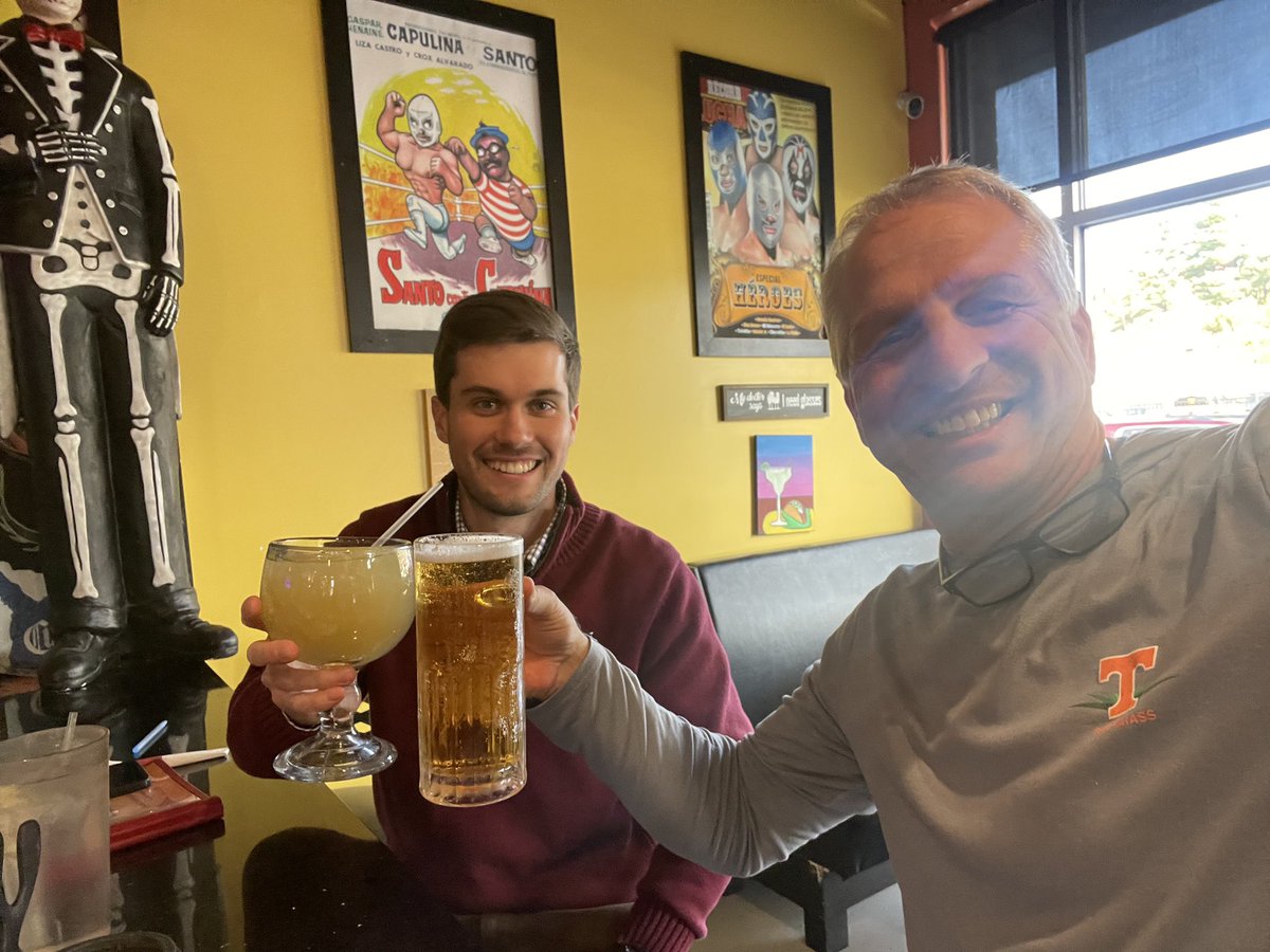 Doug_Karcher's tweet photo. Congratulations to  @TylerTalksTurf on becoming DOCTOR Carr today.  Enjoy your celebration &amp; we’ll see you at the @OhioTurfgrass show in a couple weeks, and officially on our @OSU_HortCropSci faculty in January. 🍻 https://t.co/nH2IE58jF2