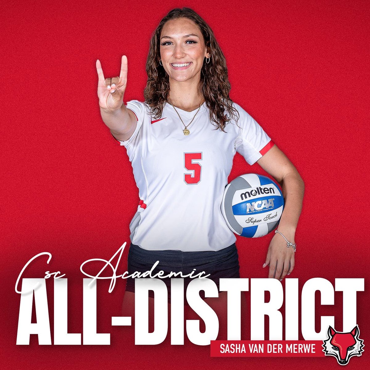 Maristvb's tweet image. Congratulations to Sasha van der Merwe, Morgan Owens, McKinley Fox &amp;amp; Jordan Newblatt on earning CSC Academic All-District!