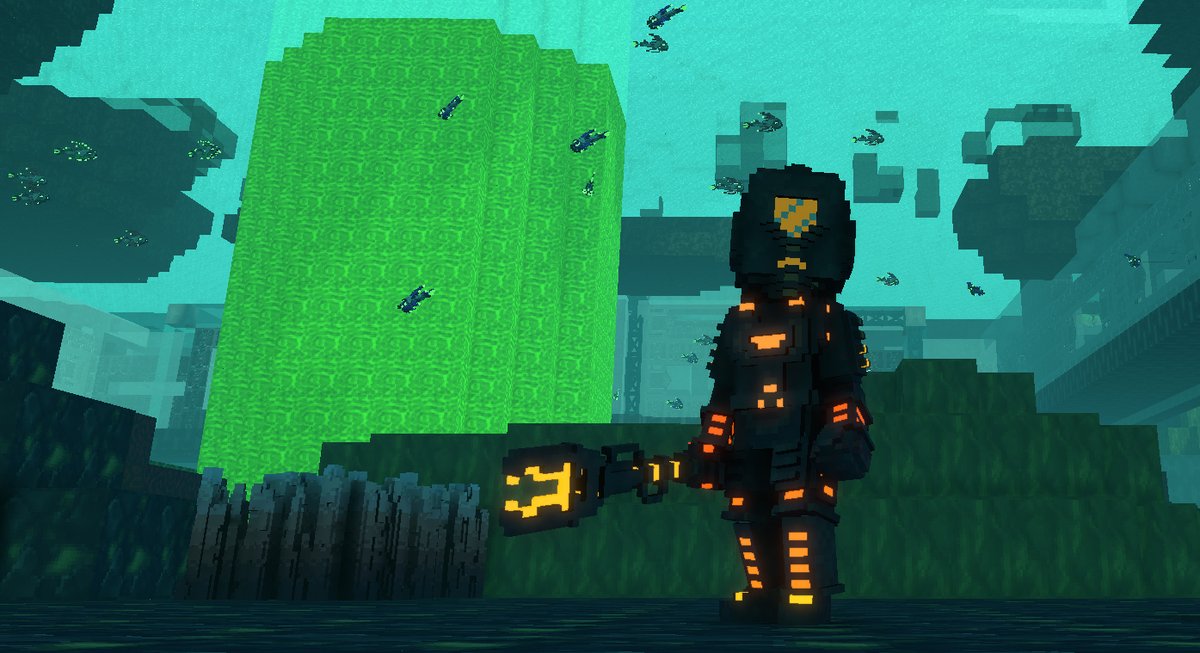 Bragoverse's tweet photo. That second suit got me. What's next 😉 ?
..and otherwise the water scenery, that was something amazing! This is a game Outpost: Planet Engineers by @the_vech in @TheSandboxGame
0x28013664e71Faf57A7e05F30540F115cCD6D3913
#BreakTheMap #Vech #TheSandbox https://t.co/mwnCXJLYtq